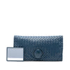 Bottega Veneta Nappa Intrecciato Turn Lock Clutch Secondhand