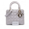 Dior Medium Pearlescent Lambskin Cannage Lady Dior Secondhand