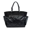 Chanel Large Quilted Coated Canvas Paris Biarritz Tote Secondhand