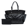 Chanel Large Quilted Coated Canvas Paris Biarritz Tote Secondhand