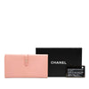 Chanel CC Grained Calfskin Flap Long Wallet Secondhand