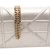 Dior Metallic Grained Calfskin Diorama Wallet On Chain Secondhand