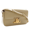 Celine Shiny Calfskin Triomphe Claude Shoulder Bag Secondhand