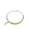 Hermès Leather Kelly Cadena Lock Bangle Bracelet Secondhand