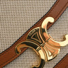 Celine Teen Canvas and Calfskin Triomphe Crossbody Secondhand