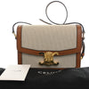 Celine Teen Canvas and Calfskin Triomphe Crossbody Secondhand