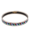 Hermès Narrow Enamel Clous de Trompe Bangle 65 Secondhand