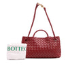 Bottega Veneta Lambskin Intrecciato East West Andiamo Top Handle Bag Secondhand