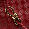 Bottega Veneta Lambskin Intrecciato East West Andiamo Top Handle Bag Secondhand