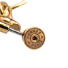 Secondhand Hermès Gold Plated Heritage Equestre Etrier Drop Push Back Earrings