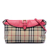 Burberry Haymarket Check Canvas Leah Crossbody Secondhand