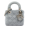 Dior Mini Velvet Cannage Lady Dior Secondhand
