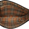 Burberry House Check Trimmed Leather Shoulder Bag Secondhand