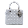 Dior Medium Pearlescent Lambskin Cannage Lady Dior Secondhand