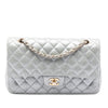 Chanel Medium Classic Metallic Lambskin Double Flap Secondhand