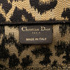 Dior Mizza Medium Embroidered Canvas Leopard Book Tote Secondhand