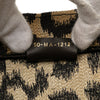 Dior Mizza Medium Embroidered Canvas Leopard Book Tote Secondhand