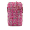 Chanel Tweed Chain Around Phone Holder Secondhand