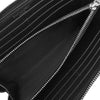 Saint Laurent Leather Tiny Cassandre Zip Around Long Wallet Secondhand