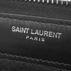 Saint Laurent Leather Tiny Cassandre Zip Around Long Wallet Secondhand