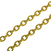Chanel Gold Plated Logo Round Pendant Necklace Secondhand