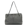 Chanel Large Calfskin Ultra Stitch Hamptons Enamel CC Tote Secondhand