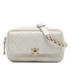 Chanel Quilted Goatskin Casual Trip Waist Bag Secondhand