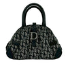 Dior Mini Diorissimo Canvas Double Saddle Bowler Bag Secondhand