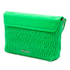 Miu Miu Matelasse Leather Crystal Flap Shoulder Bag Secondhand