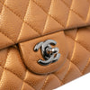Chanel Medium Classic Metallic Caviar Double Flap Secondhand