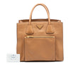 Prada Vitello Daino Front Pocket Open Convertible Tote Secondhand