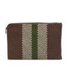 Bottega Veneta Tricolor Nappa Intrecciato Clutch Secondhand