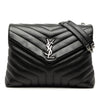 Saint Laurent Medium Matelasse Calfskin Monogram LouLou Shoulder Bag Secondhand