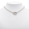 Gucci Sterling Silver Interlocking G Pendant Necklace Secondhand