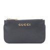 Gucci Leather Script Coin Pouch Secondhand