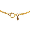 Chanel CC Gold Plated Circle Pendant Necklace Secondhand