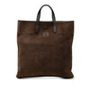LOEWE Suede Anagram Tote Secondhand