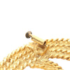 Chanel Gold Plated CC Rope Brooch Secondhand
