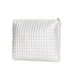 Celine Quilted Metallic Calfskin C Charm Pouch Secondhand