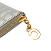 Celine Quilted Metallic Calfskin C Charm Pouch Secondhand