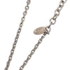 Chanel CC Silver Plated Resin Rhinestone Pendant Necklace Secondhand