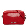 Miu Miu Sequins Paillettes and Calfskin Logo Crossbody Secondhand