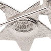 Chanel CC Brass and Strass Star and Moon Pin Brooch Secondhand