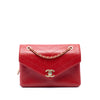Chanel Small Chevron Lambskin Stitched Envelope Flap Secondhand
