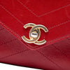 Chanel Small Chevron Lambskin Stitched Envelope Flap Secondhand