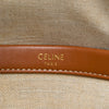 Celine Small All Over Logo Print Canvas Cuir Triomphe Cabas Thais Satchel Secondhand
