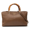 Gucci Medium Calfskin Bamboo Shopper Satchel Secondhand