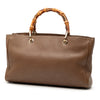 Gucci Medium Calfskin Bamboo Shopper Satchel Secondhand