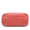 Burberry Medium Leather and House Check Canvas Banner Satchel Secondhand