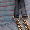 Louis Vuitton Limited Edition Denim Patches New Wave Chain MM Secondhand